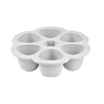 Silikonowy pojemnik do mrożenia 6 x 90 ml Light mist / Beaba