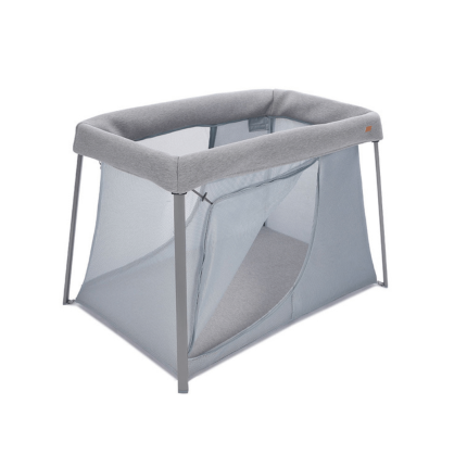  Łóżeczko turystyczne dwupoziomowe z funkcją kojca 3w1 Eazy sleep Heather grey, Pebble / Beaba