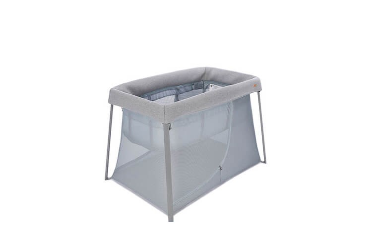 Łóżeczko turystyczne dwupoziomowe z funkcją kojca 3w1 Eazy sleep Heather grey, Pebble / Beaba