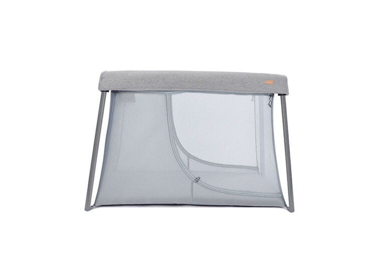 Łóżeczko turystyczne dwupoziomowe z funkcją kojca 3w1 Eazy sleep Heather grey, Pebble / Beaba