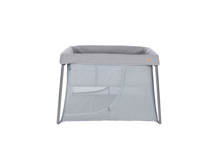 Łóżeczko turystyczne dwupoziomowe z funkcją kojca 3w1 Eazy sleep Heather grey, Pebble / Beaba