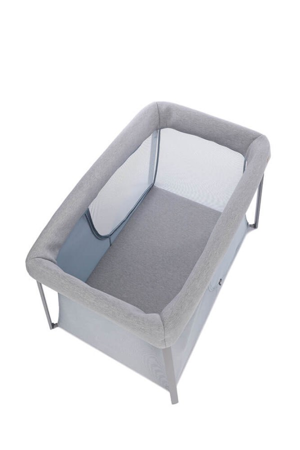 Łóżeczko turystyczne dwupoziomowe z funkcją kojca 3w1 Eazy sleep Heather grey, Pebble / Beaba