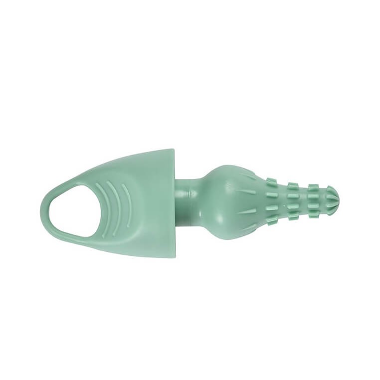 Szczotka do butelek i smoczków silikonowa Sage Green / Beaba