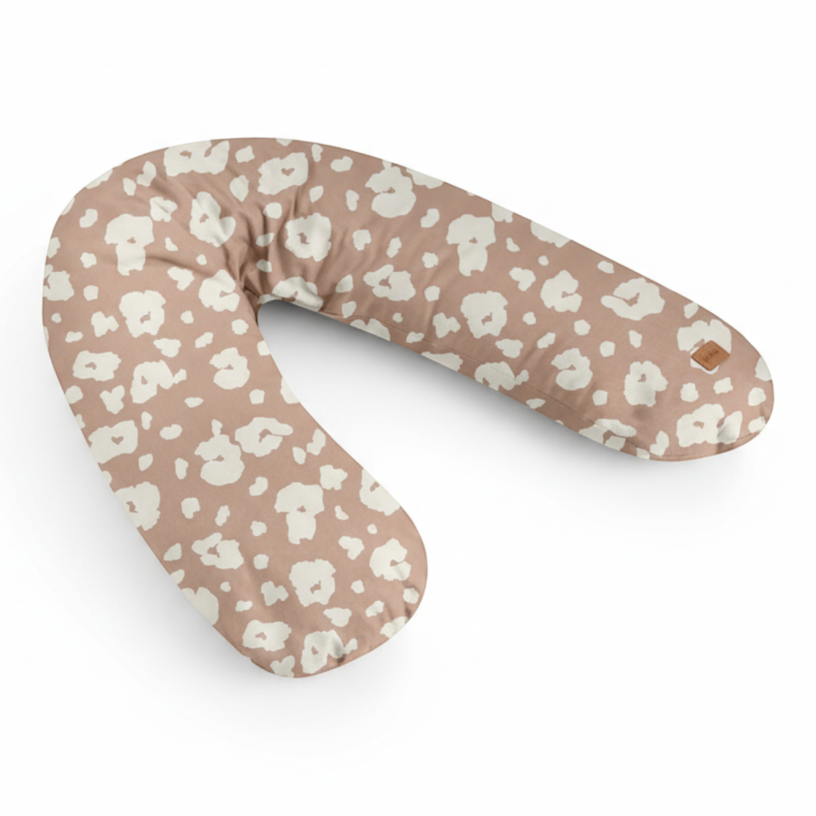 Ergonomiczna poduszka rogal dla kobiet w ciąży i karmiących Big Flopsy™, Print Jersey Savannah Bloom / Beaba