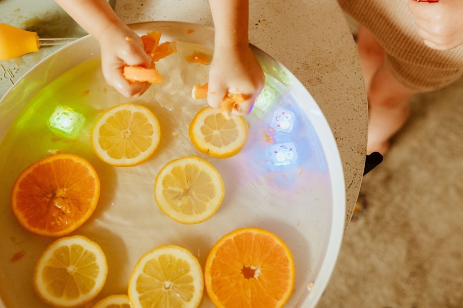 Tacka sensoryczna Play Tray 2w1 - Soft Blue / Jellystone