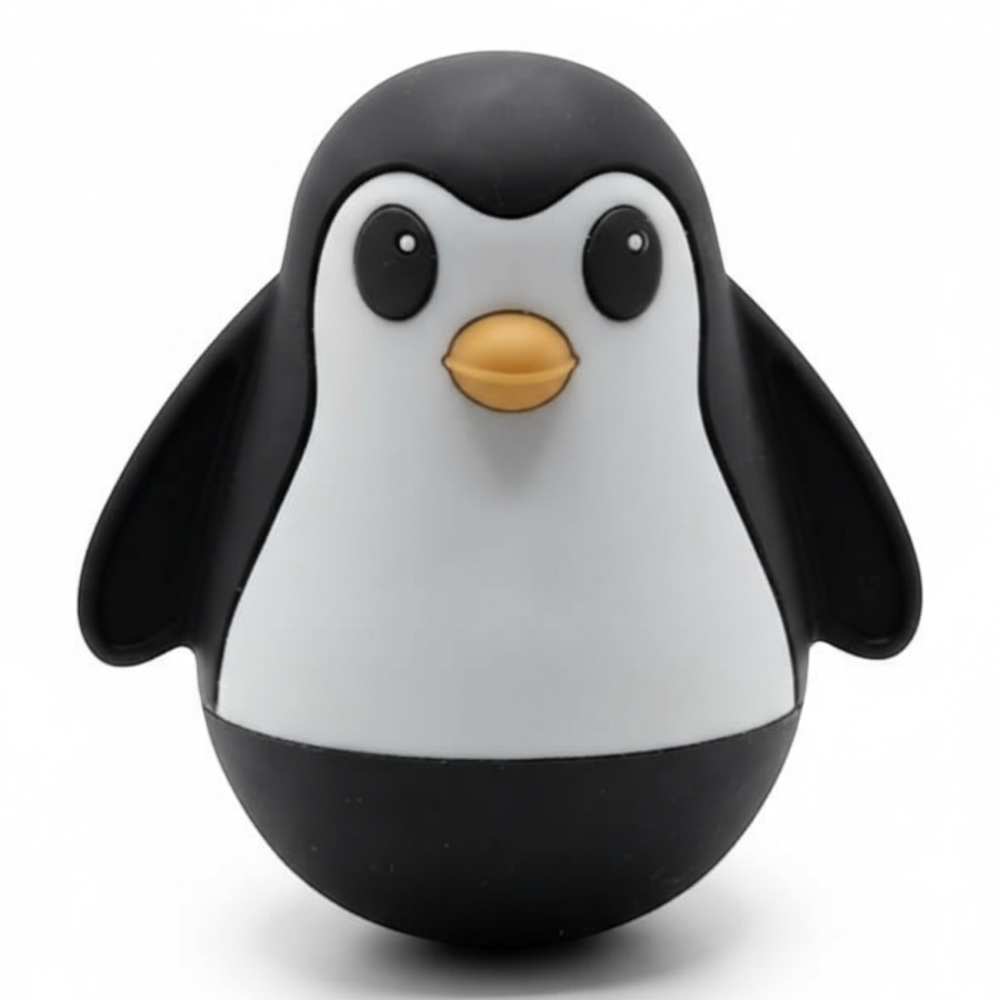 Wańka wstańka Pingwin - Black / Jellystone