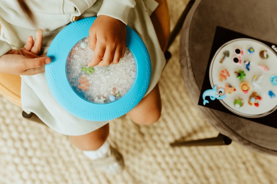 Sensoryczny dysk z figurkami A-Ku-Ku! Peekaboo - Plaża / Jellystone