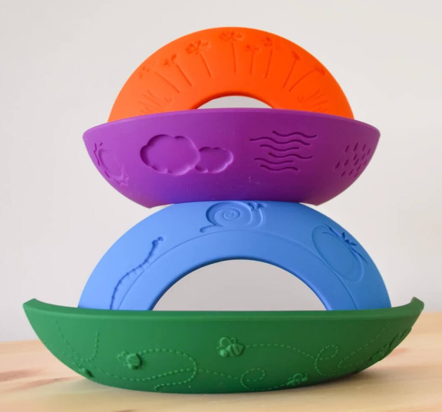 Tęcza sensoryczna Over the rainbow - Bright, 5 elementów / Jellystone