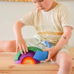 Tęcza sensoryczna Over the rainbow - Bright, 5 elementów / Jellystone