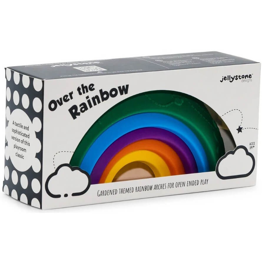 Tęcza sensoryczna Over the rainbow - Bright, 5 elementów / Jellystone