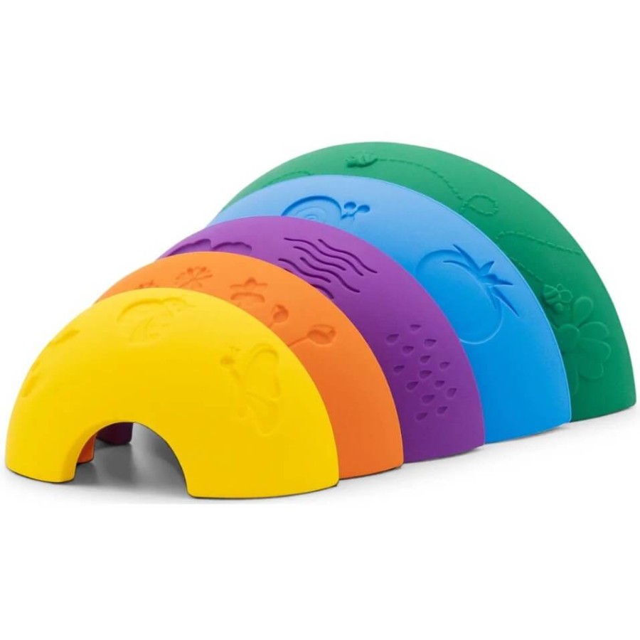 Tęcza sensoryczna Over the rainbow - Bright, 5 elementów / Jellystone