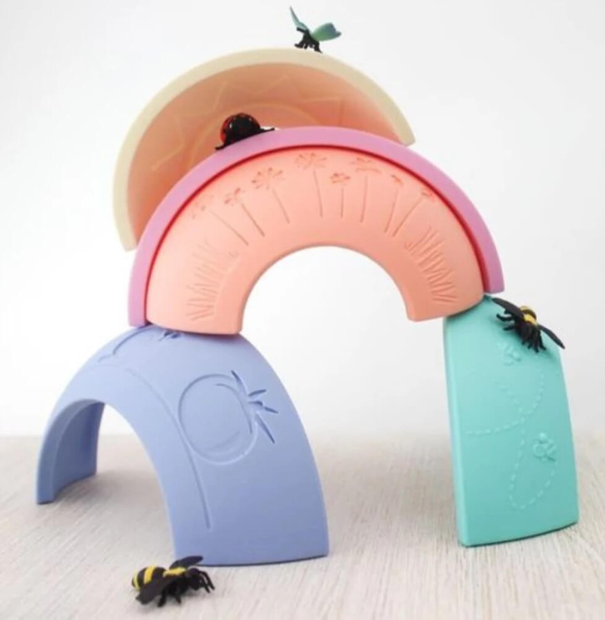 Tęcza sensoryczna Over the rainbow - Pastel, 5 elementów / Jellystone