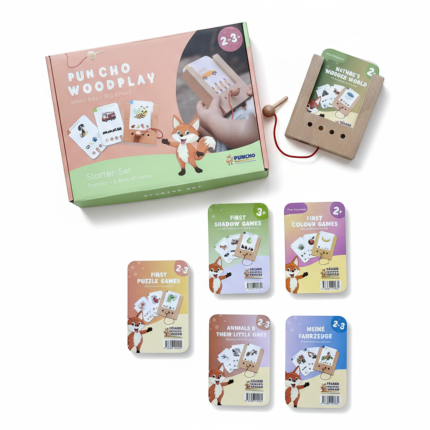 Zestaw dla dzieci 2-3 latka. Pudełko WiemTo i 6 Zestawów Kart / WiemTo