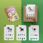 Zestaw dla dzieci 2-3 latka. Pudełko WiemTo i 6 Zestawów Kart / WiemTo