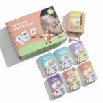 Zestaw dla dzieci 5+. Pudełko WiemTo i 6 Zestawów Kart / WiemTo