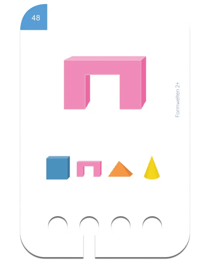 Rozpoznawanie Kształtów. Karty WiemTo dla dzieci 2+ / WiemTo