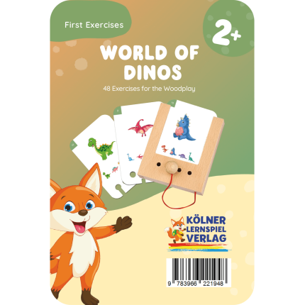 Rozpoznawanie Dinozaurów. Karty WiemTo dla dzieci 2+ / WiemTo