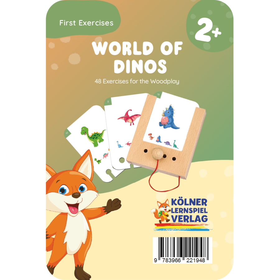 Rozpoznawanie Dinozaurów. Karty WiemTo dla dzieci 2+ / WiemTo