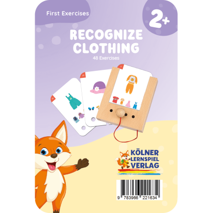 Rozpoznawanie Ubrań. Karty WiemTo dla dzieci 2+ / WiemTo