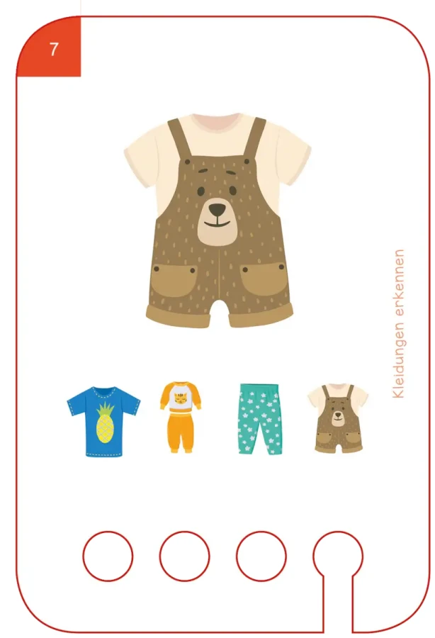 Rozpoznawanie Ubrań. Karty WiemTo dla dzieci 2+ / WiemTo