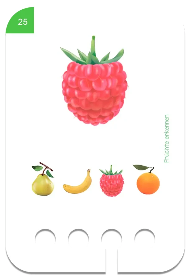 Rozpoznawanie Owoców. Karty WiemTo dla dzieci 2+ / WiemTo