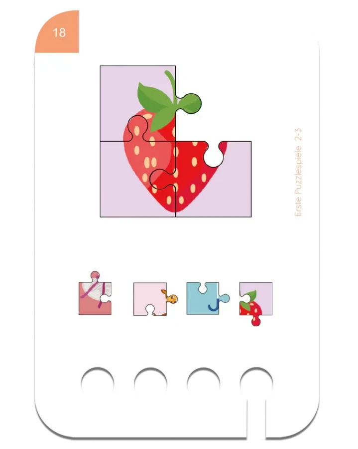 Puzzle Dopasuj Element. Karty WiemTo dla dzieci 2-3 latka / WiemTo