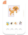 Puzzle Dopasuj Element. Karty WiemTo dla dzieci 2-3 latka / WiemTo