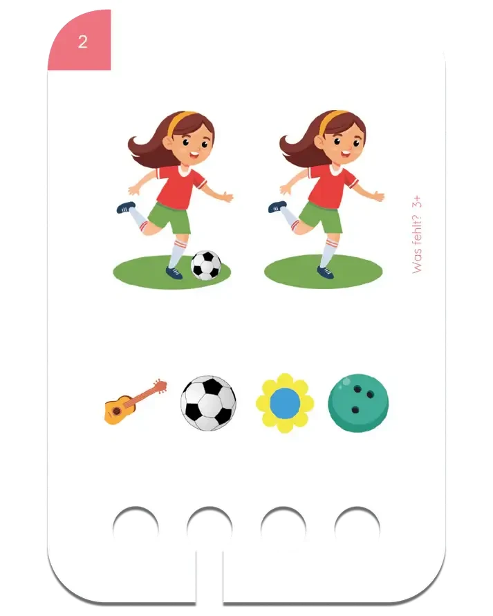 Czego Brakuje. Karty WiemTo dla dzieci 3+ / WiemTo