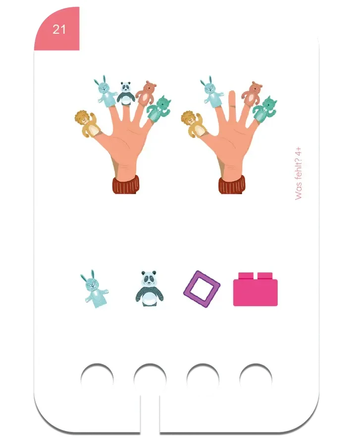 Znajdź Różnicę. Karty WiemTo dla dzieci 4+ / WiemTo