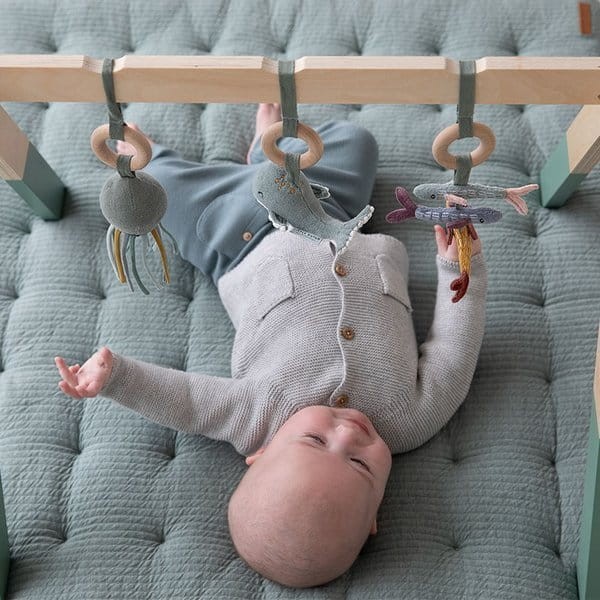 Baby gym - pałąk interaktywny Ocean mięta / Little Dutch