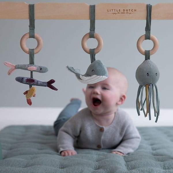 Baby gym - pałąk interaktywny Ocean mięta / Little Dutch