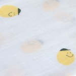 Bambusowy otulacz kocyk 80x80cm zestaw 3 szt. Happy Fruits Lemon / Lassig