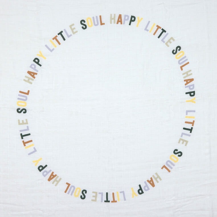 Bambusowy otulacz kocyk 120x120cm zestaw 2 szt. Happy Fruits Pear / Lassig