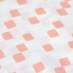 Muślinowy otulacz kocyk z bawełny organicznej 60x60cm zestaw 3 szt. Happy Fruits peach / Lassig