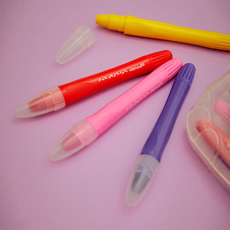 Kredki żelowe 10 kolorów 3+ / Janod