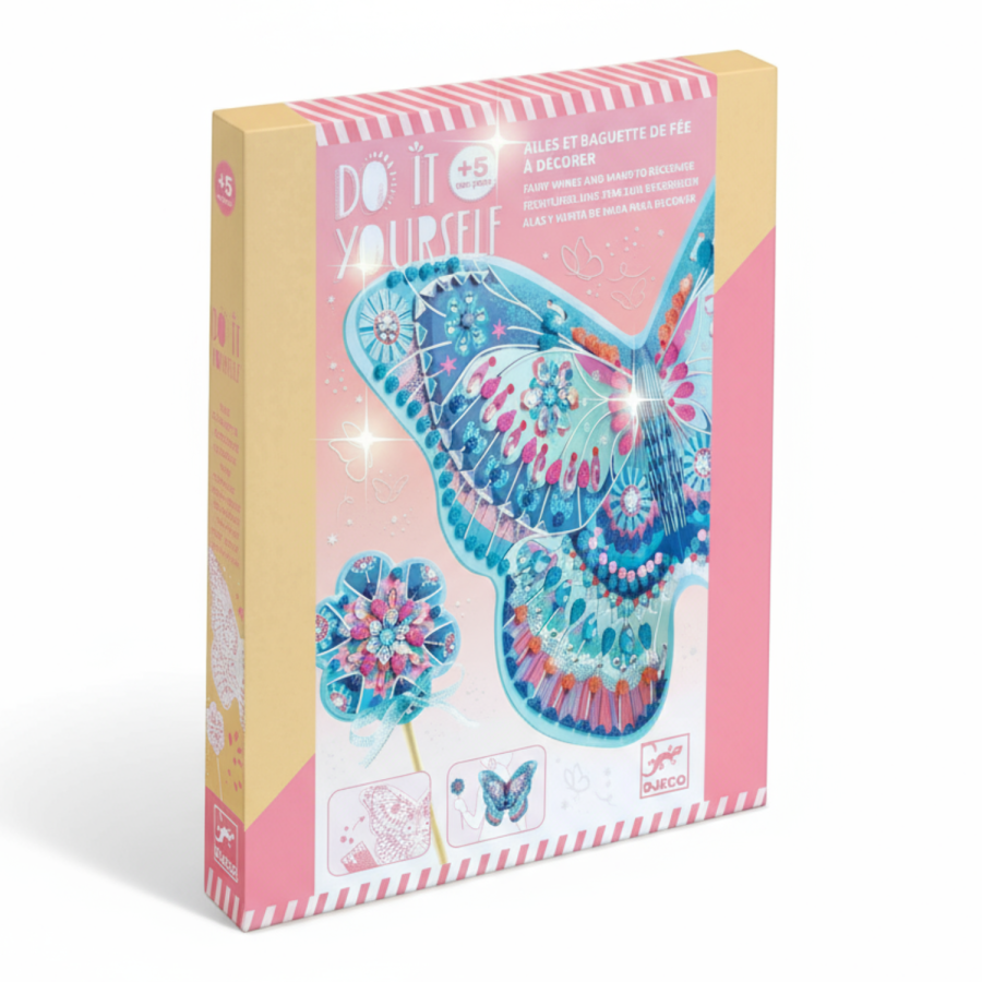 Zrób to sam - SKRZYDŁA WRÓŻKI Z RÓŻDŻKĄ / Djeco