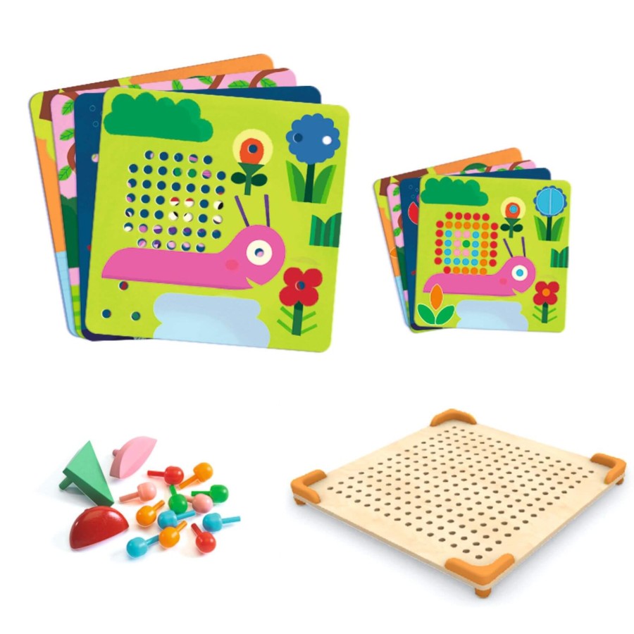 Mozaika MINI ANIMO - kolorowe obrazki / Djeco