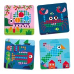 Mozaika MINI ANIMO - kolorowe obrazki / Djeco