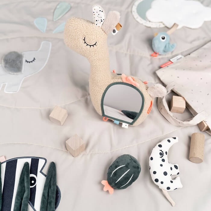 Zabawka Lusterko Stojące Lama Lalee Sand / Done by Deer