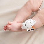 Zabawka na rączkę, 2 szt. - Happy Clouds Powder / Done by Deer