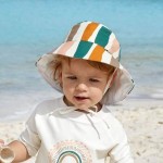 Dwustronny kapelusz przeciwsłoneczny UV80 Splash & Fun Fale pink-nature / Lassig