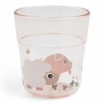 Kubek dla dziecka Glass L 220ml Tiny Farm Powder / Done by Deer