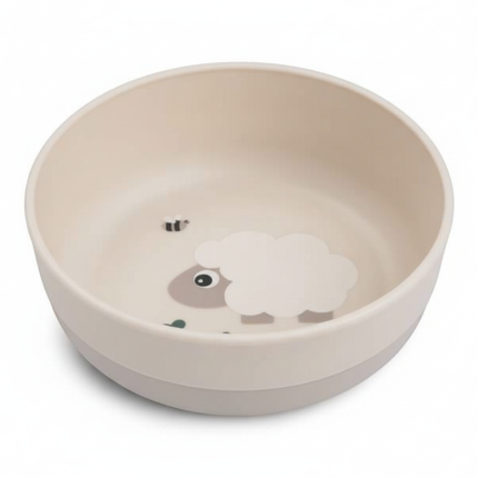 Miska dla dziecka Foodie Tiny Farm Sand / Done by Deer