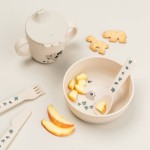 Miska dla dziecka Foodie Tiny Farm Sand / Done by Deer