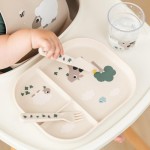 Sztućce dla dziecka Foodie Tiny Farm Sand / Done by Deer