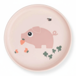 Talerzyk dla dziecka Foodie Tiny Farm Powder / Done by Deer