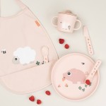 Talerzyk dla dziecka Foodie Tiny Farm Powder / Done by Deer