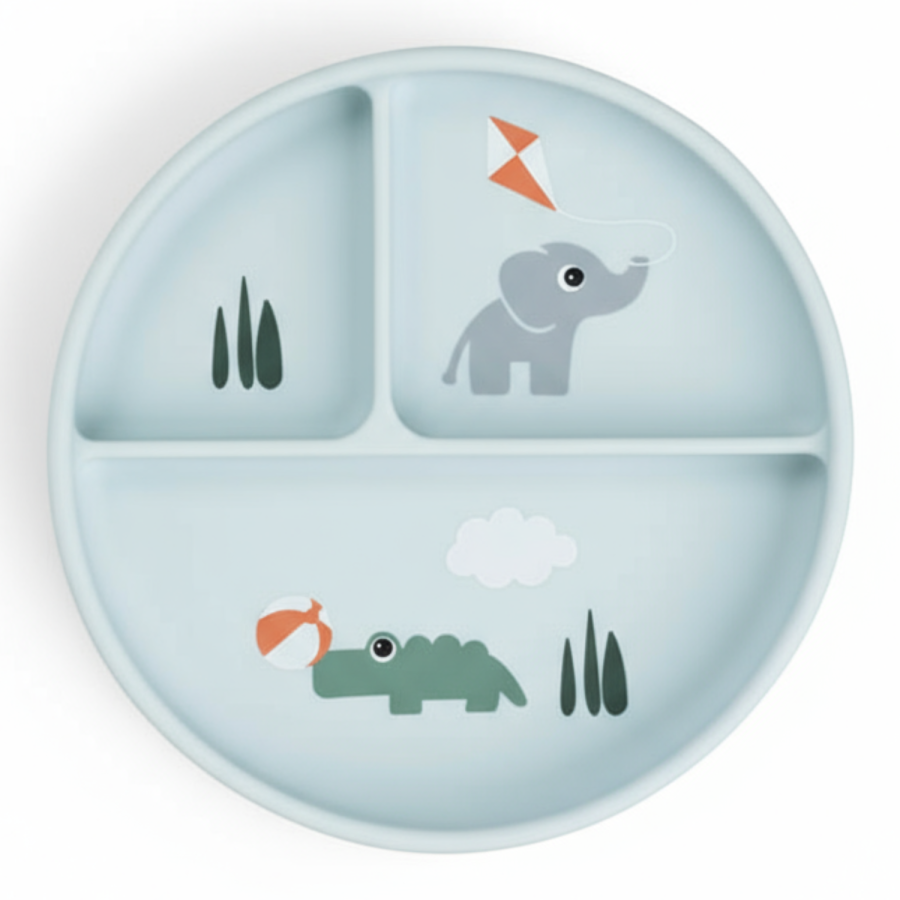 Talerzyk z przyssawką Playground Blue / Done by Deer