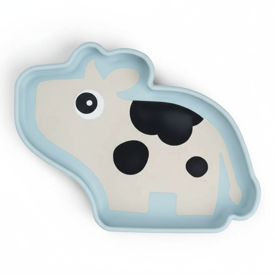 Talerzyk z przyssawką Krówka Dotti Blue / Done by Deer