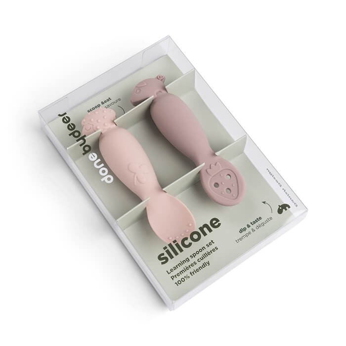 Zestaw łyżeczek do nauki jedzenia Tiny Farm Powder / Done by Deer